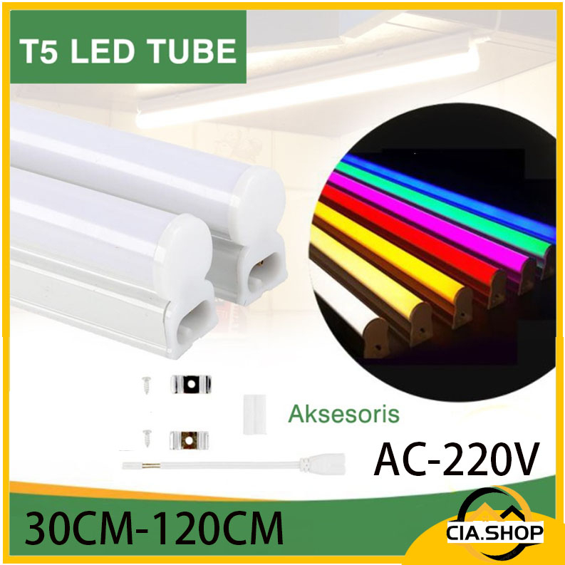 Lampu TL Neon T5 LED 5/9/15/19W Tube Warna Warni/Lampu neon led