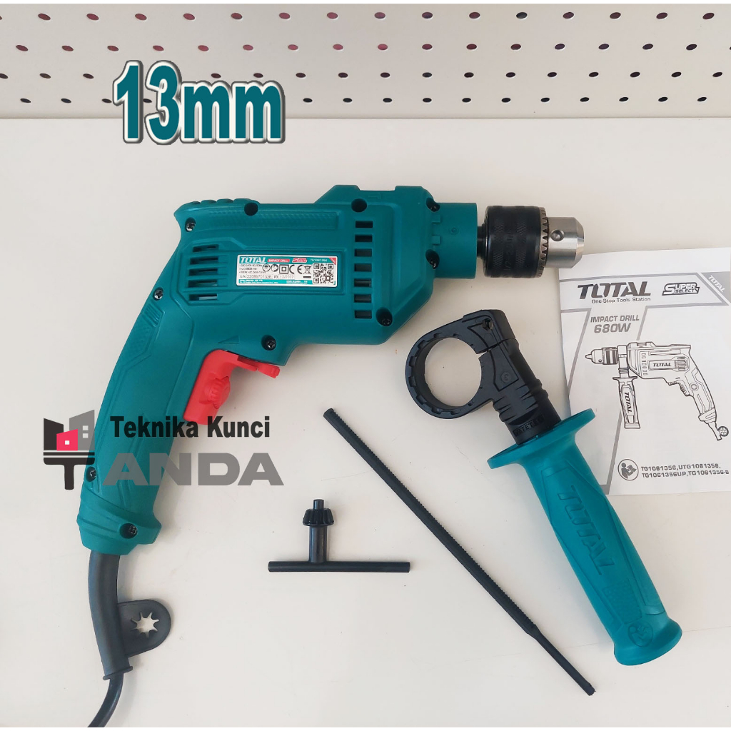 Mesin Bor 13mm Total - Bor kayu bor besi bor beton 13mm