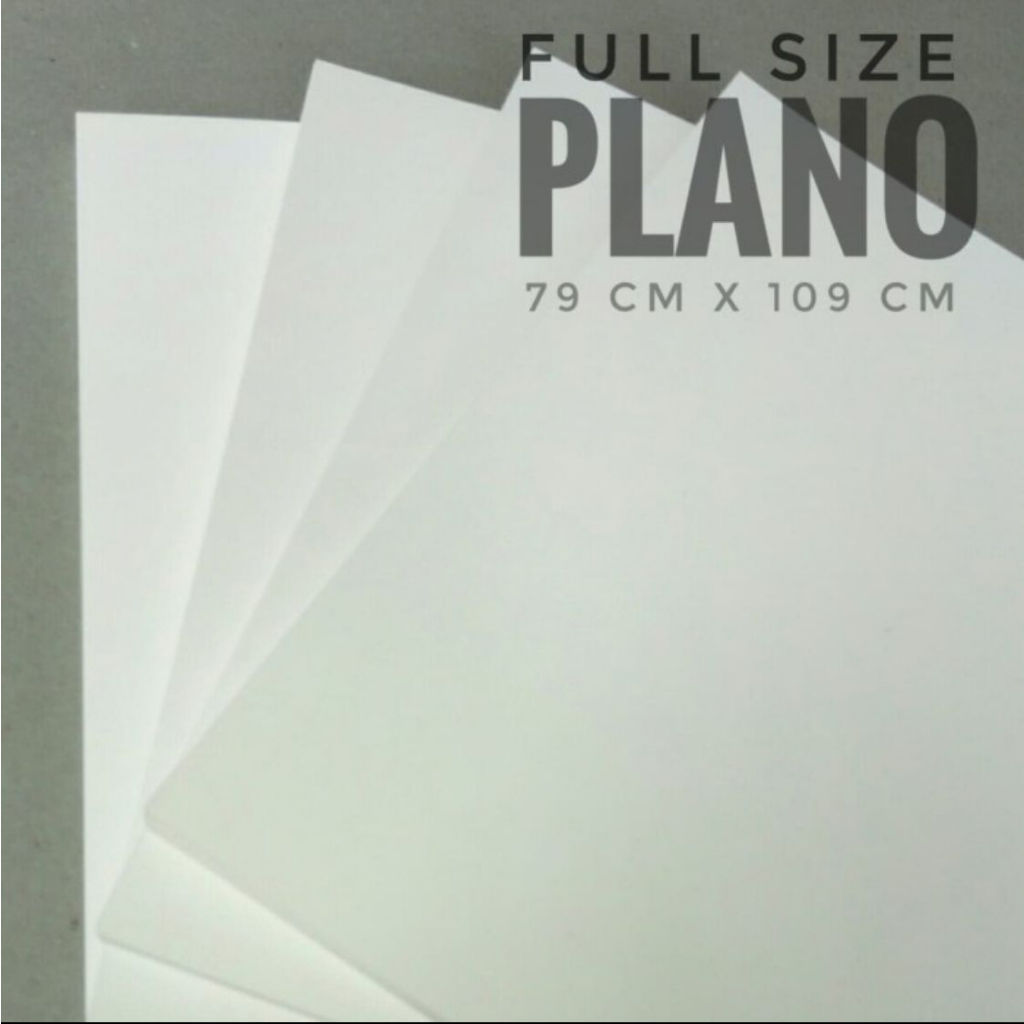 

1 Rim Kertas Ivory 230 Gsm Ukuran Plano 79 CM X 109 Cm