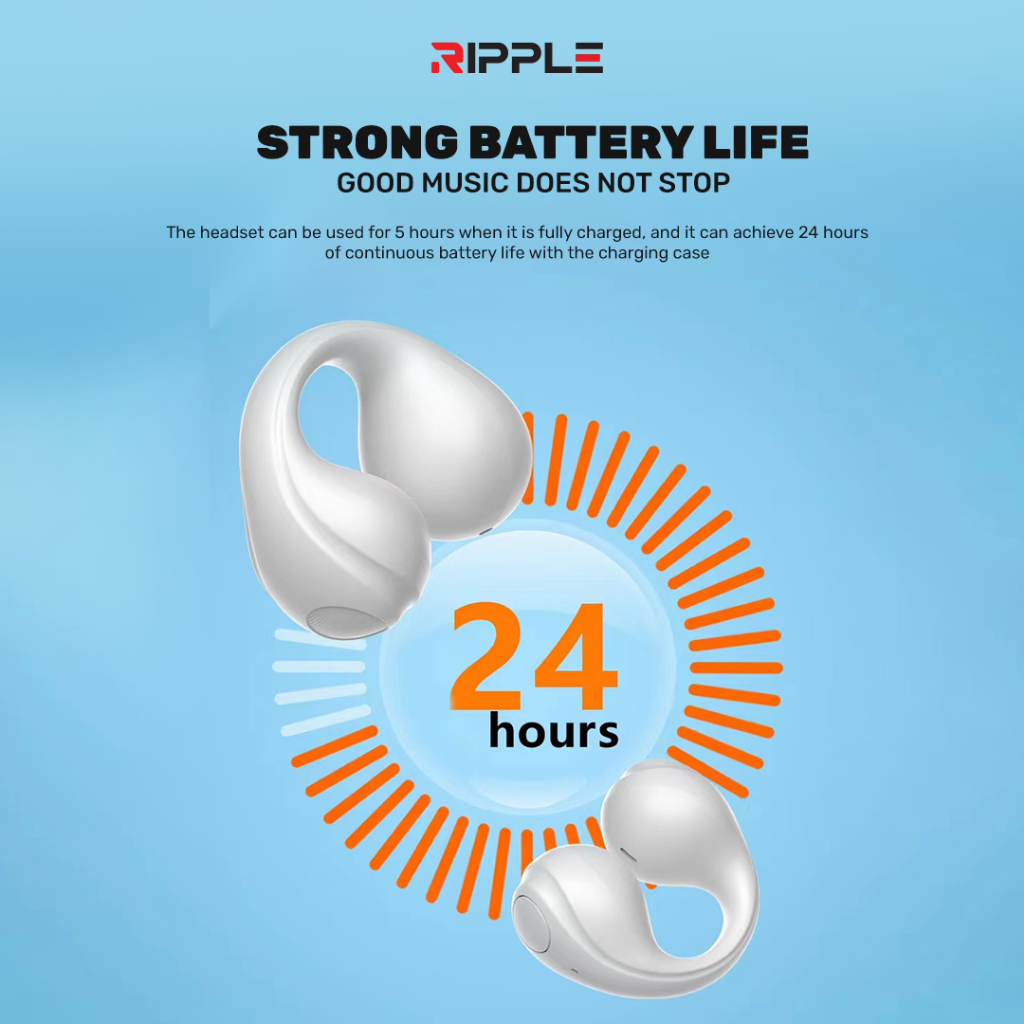 Ripple Rippods Max JS352 TWS Headset Bluetooth Earphone Mini Earbuds Handsfree