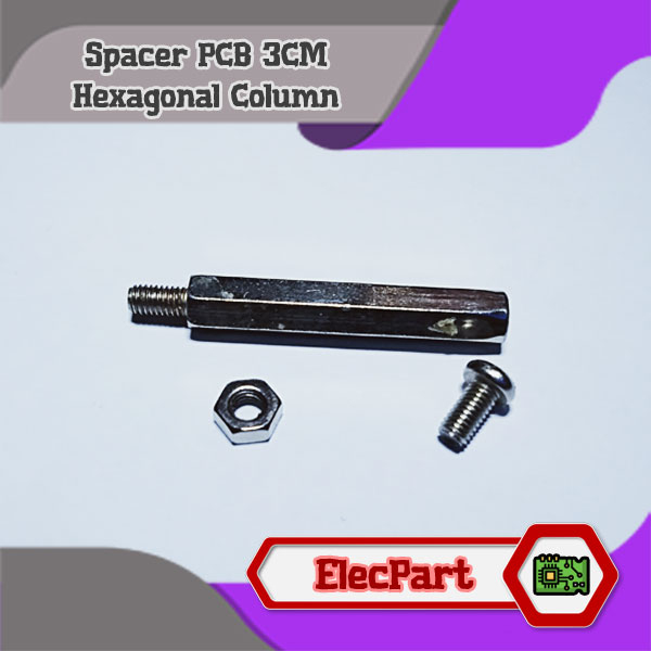 Spacer PCB Baut Dudukan Panjang 3CM Hexagonal Column