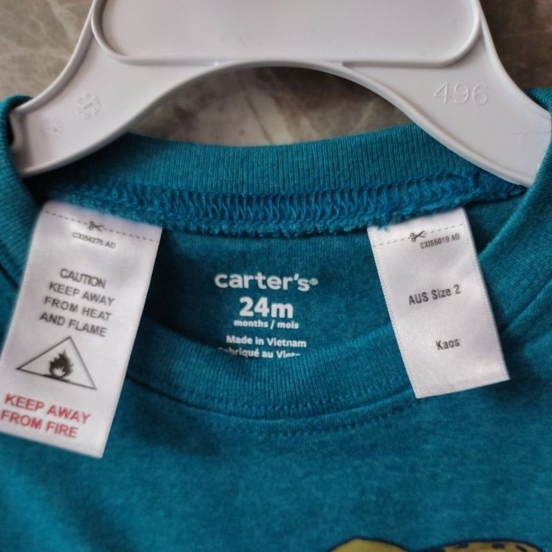 Kaos Anak Carter's T-rex