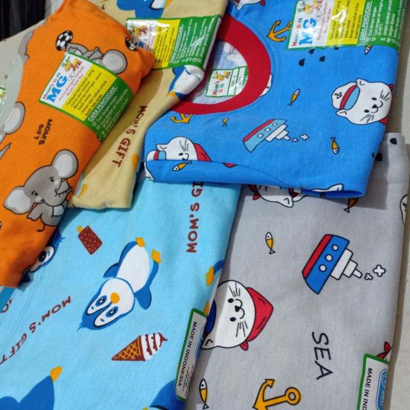 setelan mom's gift cpr anak perempuan dan laki-laki motif  pinguin,elephant,cats,animal,angsa / setelan anak motif angsa / piyama bayi mom gif/ setelan cpr mom's gift terbaru