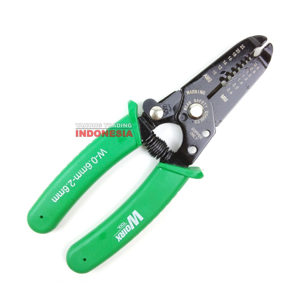 Tang Potong Kupas Kabel Wire Stripper Multi Fungsi WOIRX TOOL