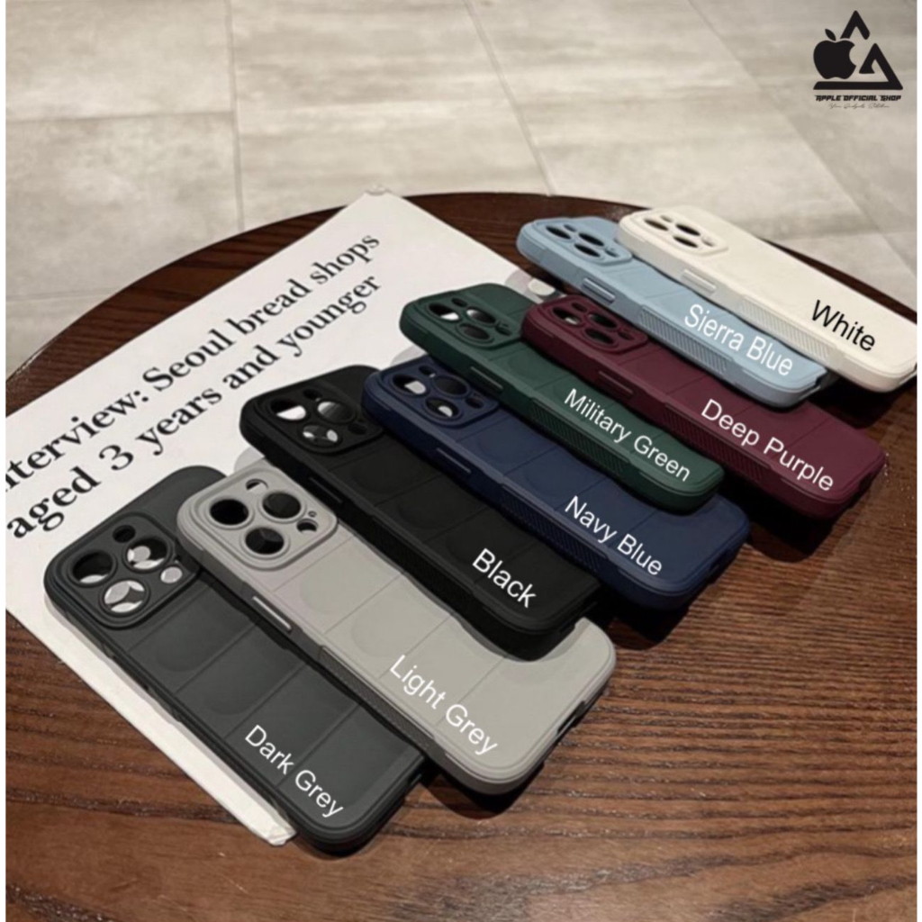 Premium Soft 3D Armor Deep Matte Finger Grip OPPO A17/ A17K Softcase Magic Shield Case Dove Doff Pillow Bantal Air Jacket Bag Bantalan Pelindung Kamera Camera Protector SILIKON SILICONE Anti Slip Shockproof