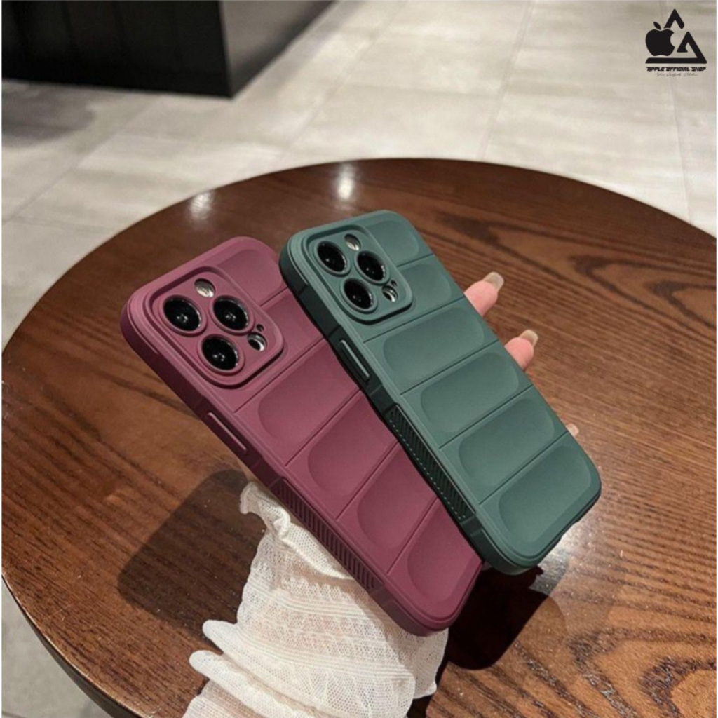 Premium Soft 3D Armor Deep Matte Finger Grip OPPO A17/ A17K Softcase Magic Shield Case Dove Doff Pillow Bantal Air Jacket Bag Bantalan Pelindung Kamera Camera Protector SILIKON SILICONE Anti Slip Shockproof