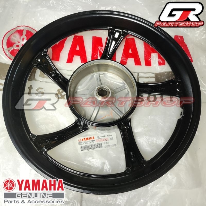 velg belakang hitam glossy mio sporty smile soul fino ori ygp original yamaha pelek palang 5