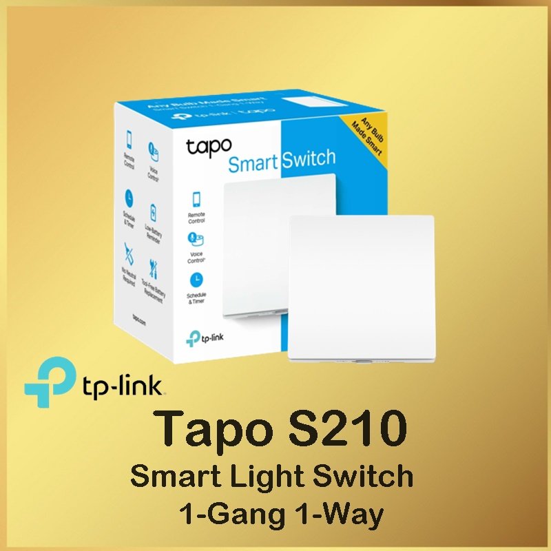 Tp-Link TAPO S210 Smart Light Switch 1-Gang 1-Way S 210