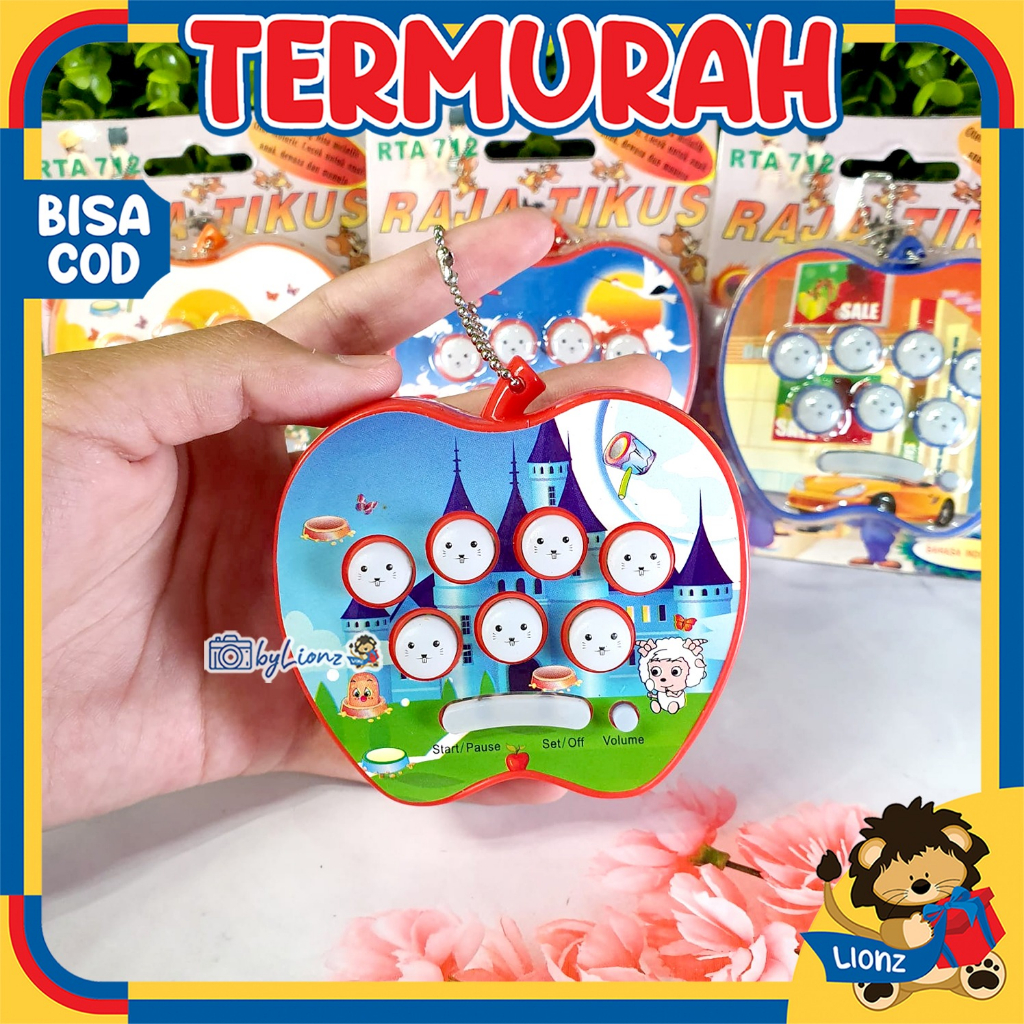 Mainan Game Raja Tikus | Pencet Pukul Hamster