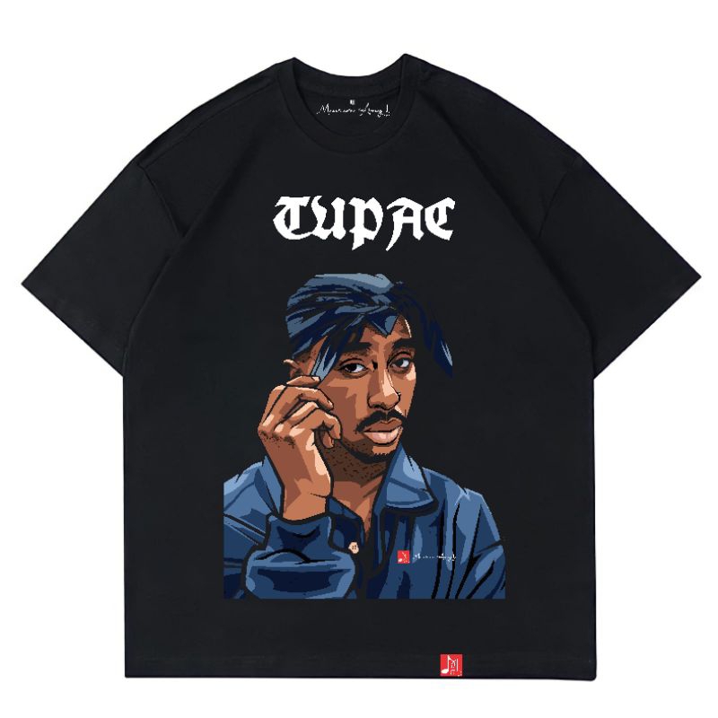 kaos rap hiphop TUPAC SHAKUR - ALL EYEZ ON ME Premium tupac / BAJU 2PAC RAP TEES VINTAGE TEE HITAM O