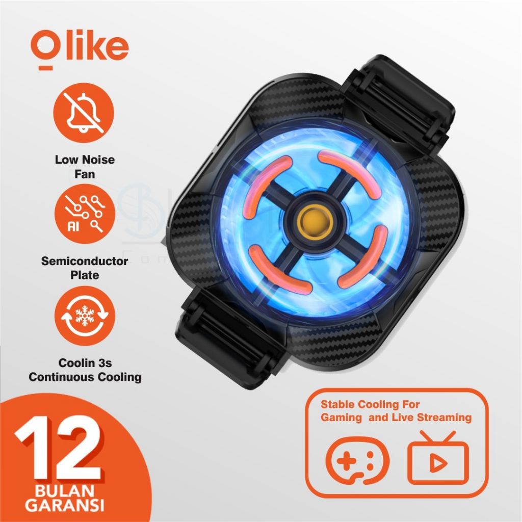 COOLER PHONE 2 IN 1 OLIKE RADIATOR CF1 KIPAS PENDINGIN HP