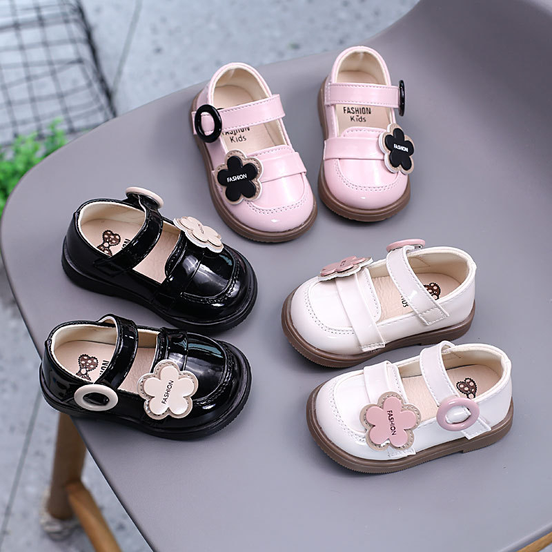 Sepatu Flat Shoes Anak Perempuan Usia 1 Sampai 2 Tahun Glosyy Akesoris Bunga Lucu STB