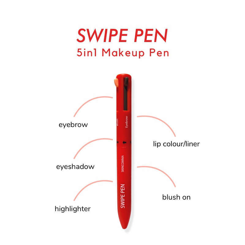 Skin Comma Swipe Pen 5in1 Makeup Pen