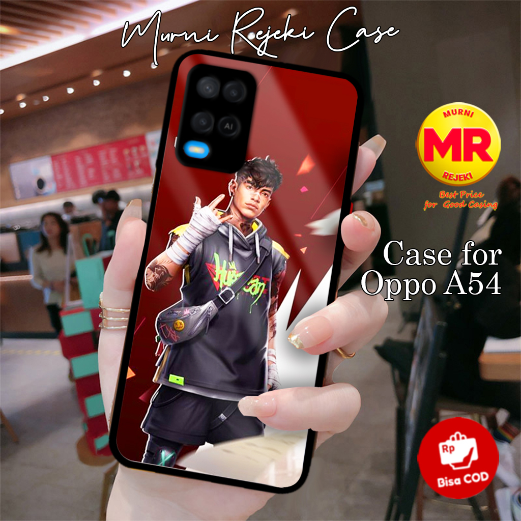 Case Hp OPPO A54 Casing OPPO A54 Case Motif ANIME FF Casing Hp Case Hardcase Sofcase Premium Glossy 