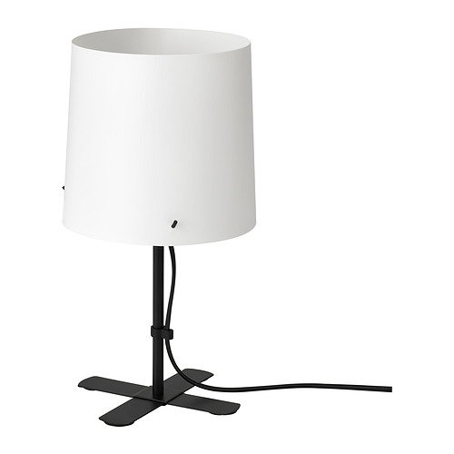 TERMURAH! Lampu meja, hitam/putih, 31 cm / Lampu Kerja / Lampu Tidur