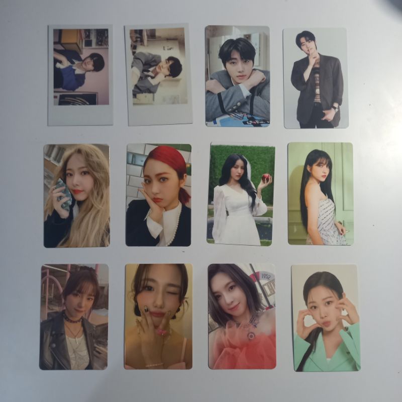 photocard sunghoon sinb sowon youngeun bae giselle - novel hello