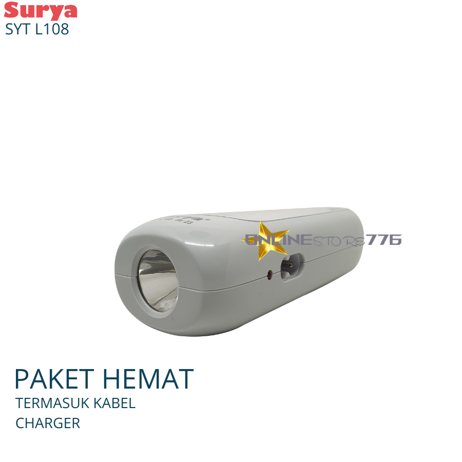 Senter Surya SYT L108 / L-108 / Senter Emergency LED / Senter Cas