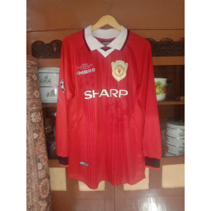 jersey mu 1998/1999 lengan panjang grade ori