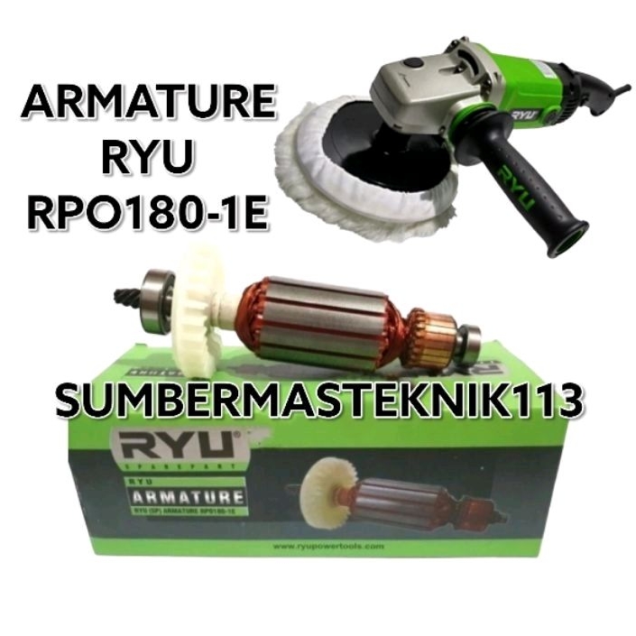 ARMATURE RYU RPO180-1E ANGKER MESIN POLES 7" RYU RPO 180-1E RPO180 - 1
