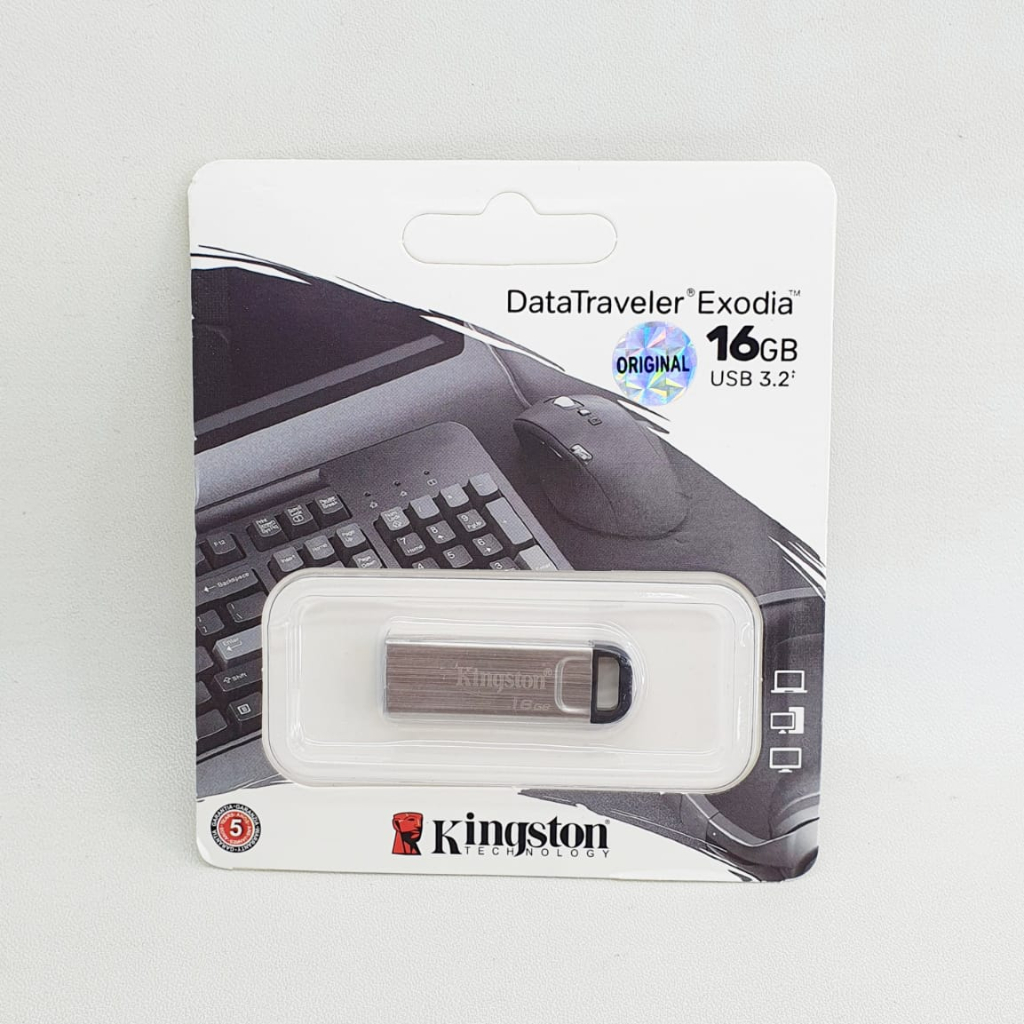 Flashdisk Kingston Exodia 2GB 4GB 8GB 16GB 32GB 64GB 128GB USB 3.2 Original 100% Flash Drive