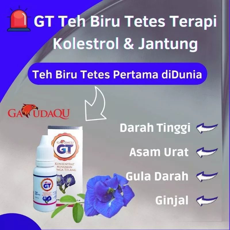 

Teh GT Teh Biru ORI Ekstrak Bunga Telang GarudaQu