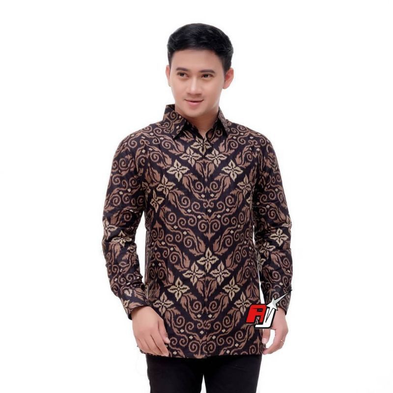 BATIK PRIA PANJANG TERBARU PROMO MURAH M L XL XXL