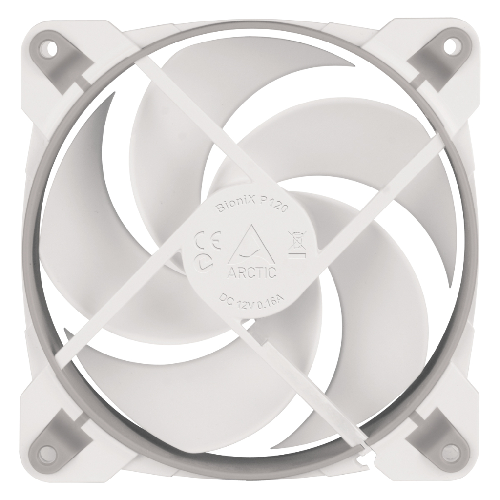 Arctic BioniX P120 12CM Gaming Fan - White Grey / FAN 12CM