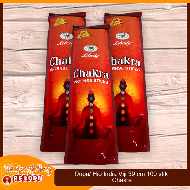 Dupa Hio Wangi Aromaterapi India Viji Chakra Isi 100 stik 39 cm