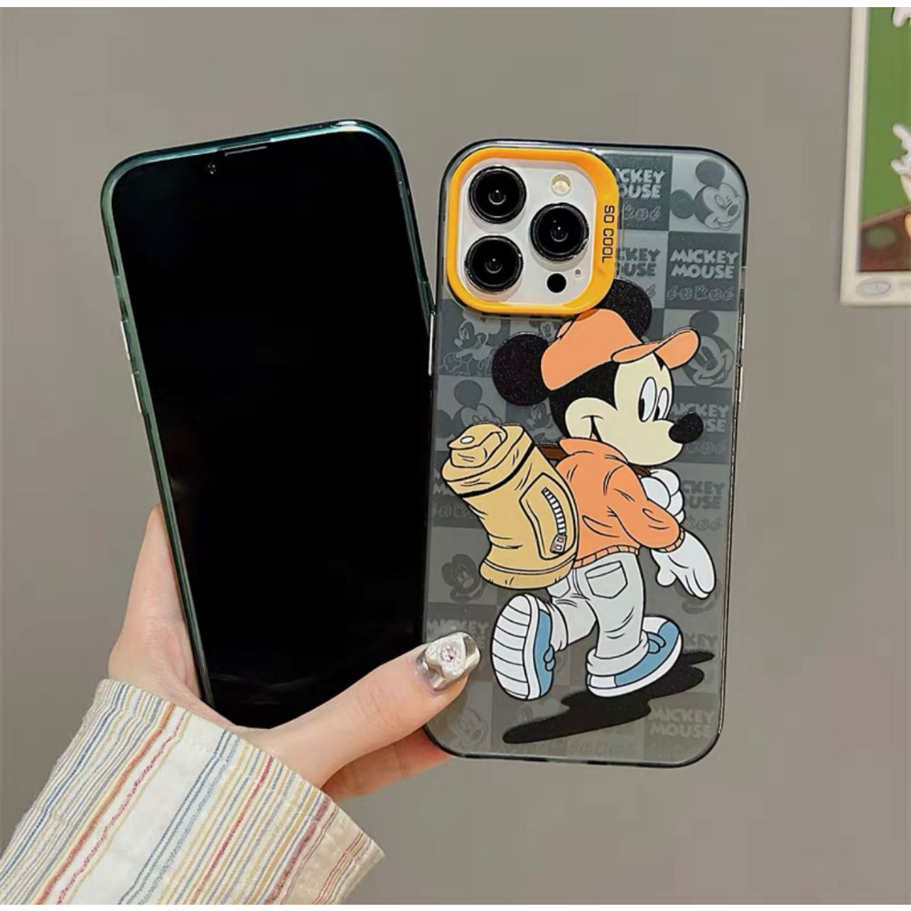 NEW CASE !! SUPER FUNKY WALKING MICKEY IP 14 PROMAX 14 PRO 14 13 PROMAX 13 PRO 13 12 PROMAX 12 PRO 12  11 SOFTCASE