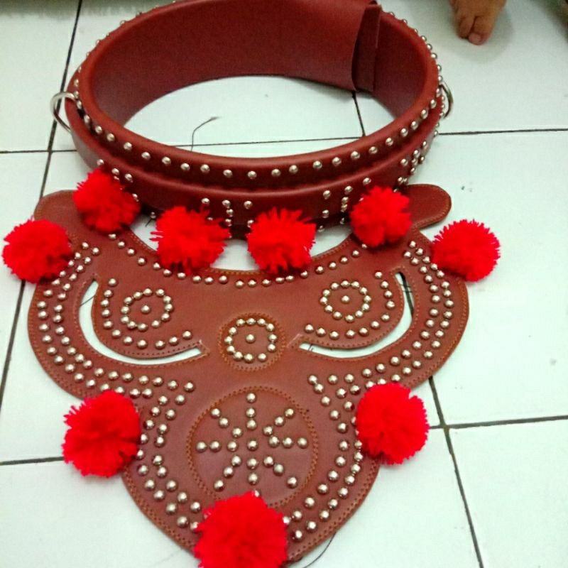 kalung domba/gongseng coklat