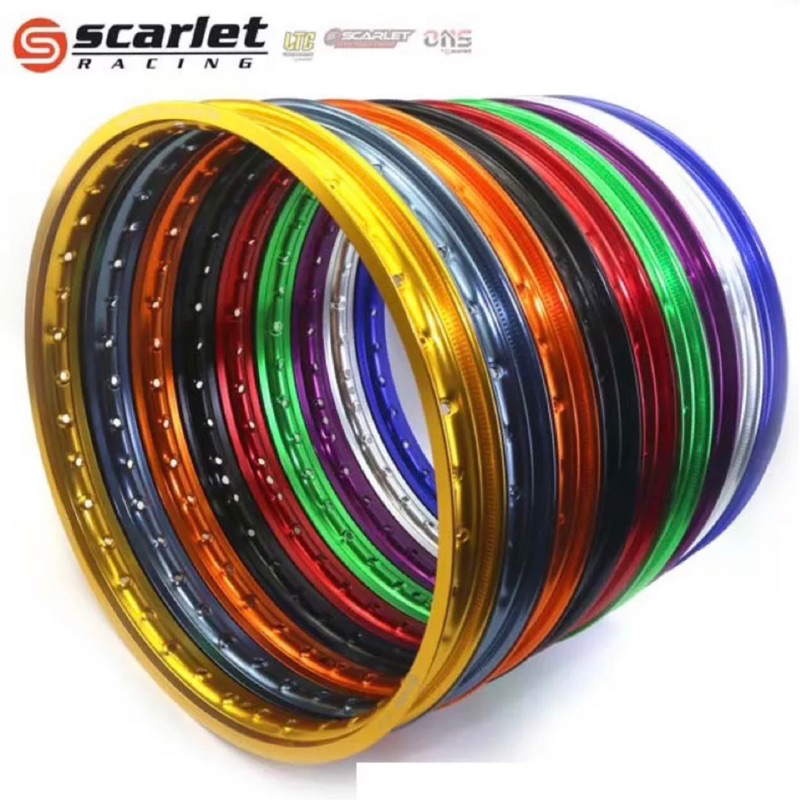 VELG WM SHAPE RING 17 LEBAR 250 300 350 425 SCARLET RACING