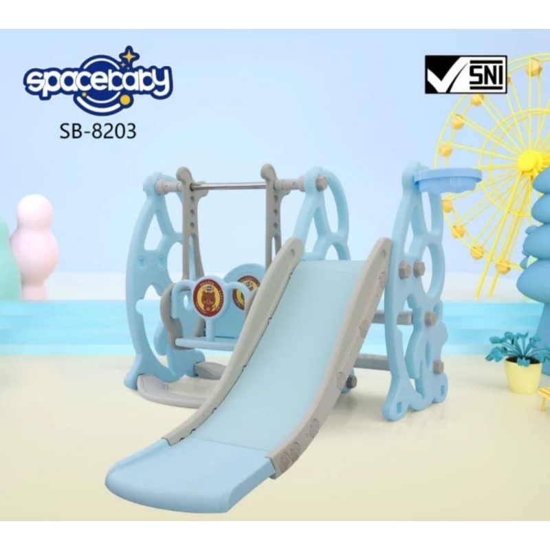 Perosotan + Ayunan Spacebaby SB 8203 ( 3 In 1 Deluxe )