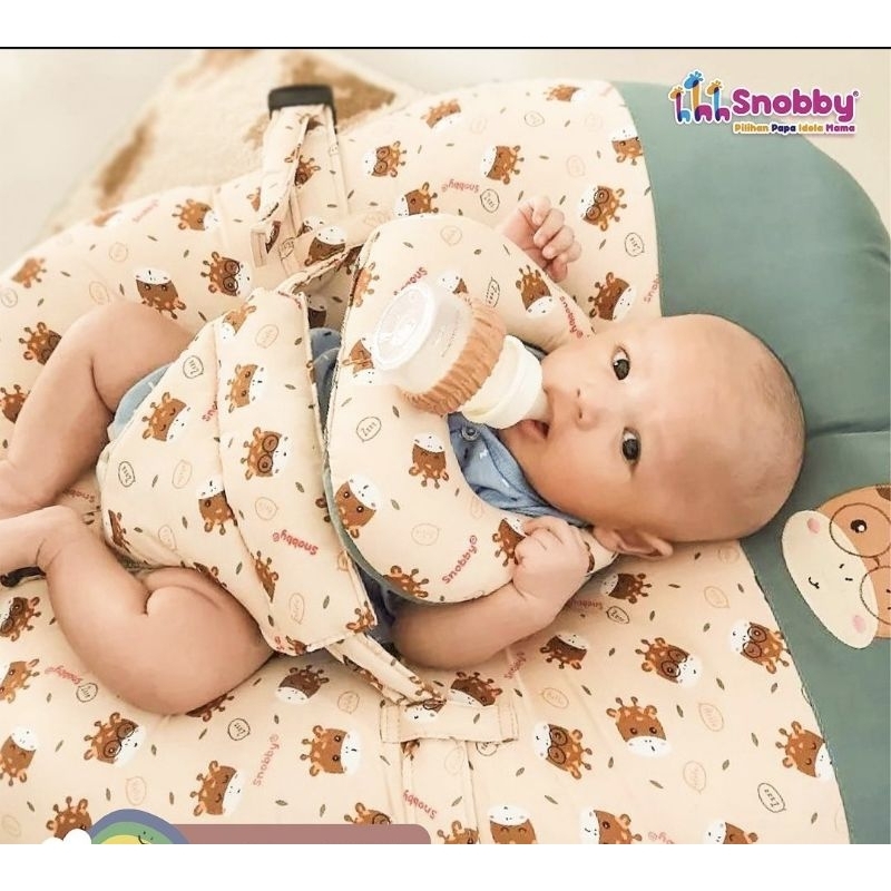 [2 kg] Snobby Sofa Bayi Multifungsi (ada gasper ) + Bantal Dot Twiza Series - TPB 6922