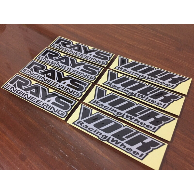 

stiker velk volk racing rays engineering 1 set stiker cutting