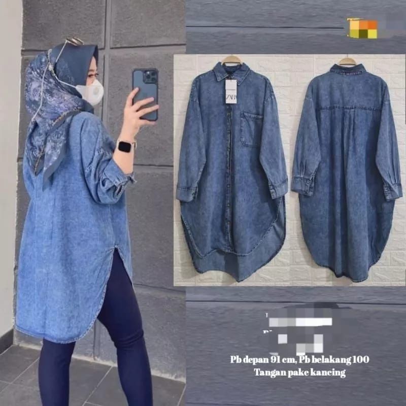 Blouse Putih Wanita Blose Cewek Remaja Lengan Panjang Blus Cantik Modern Atasan Wanita Bluse Bsju Bl