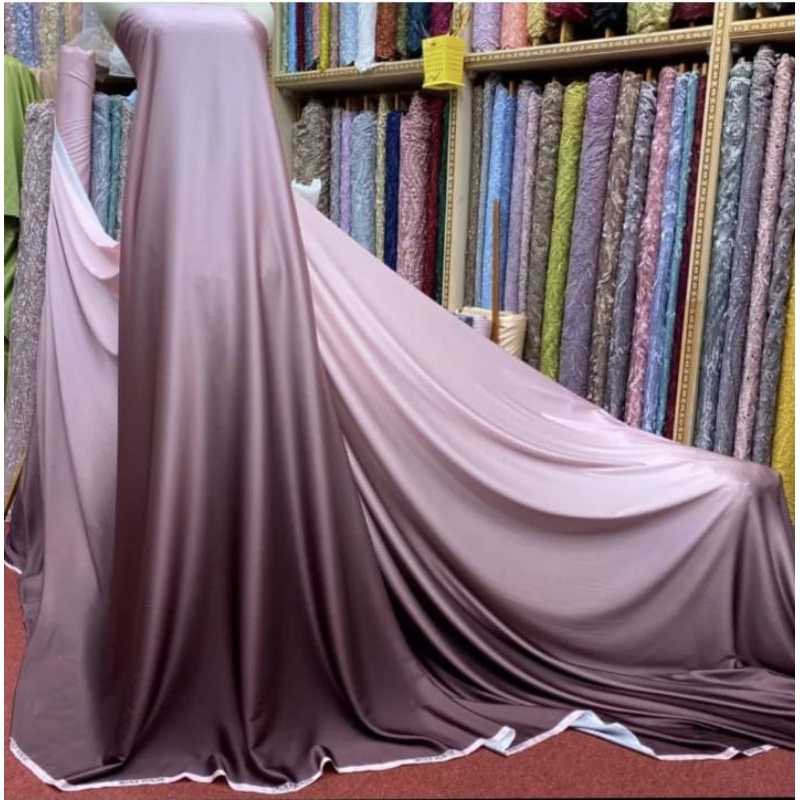 BAHAN ARMANI SILK GRADASI / KEBAYA GRADASI / ARMANI PREMIUM / KEBAYA ARMANI SILK GRADASI