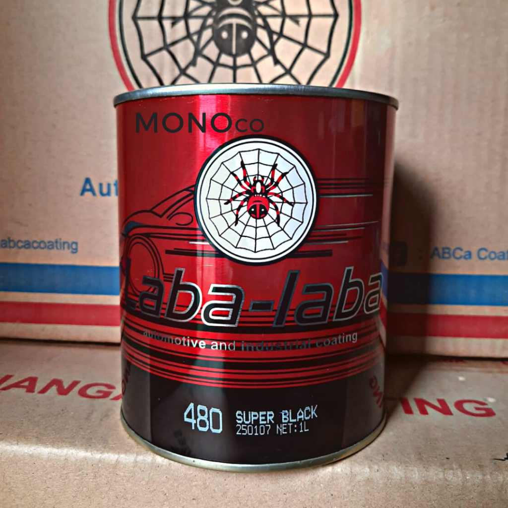 CAT DUCO LABA LABA SUPER BLACK / HITAM