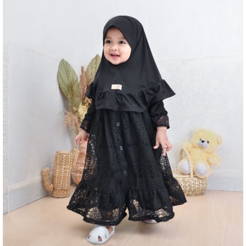 Abaya Fahsion Muslim Ank Cewe 3 4 Tahun 8 7 1 10 5 Pakaian Gamis Anak Perempuan Bju Kurung Malaysia 