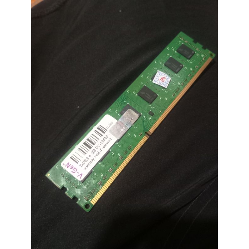Memory Ram Komputer V-Gen 4GB 8GB DDR3 PC12800 PC10600