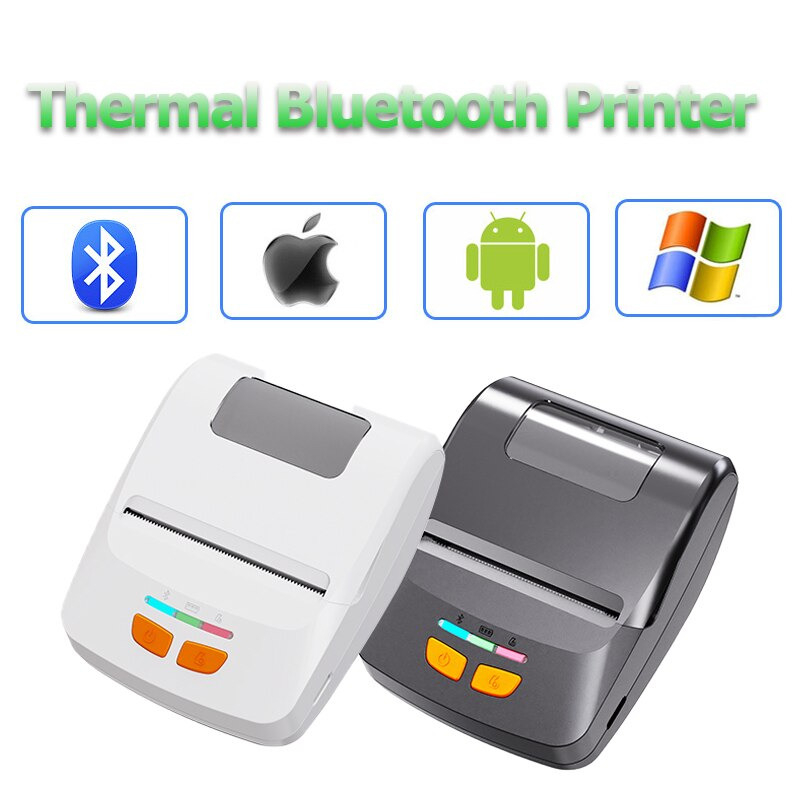 Bisofice Printer Bluetooth Mini Thermal Printer Portable POS 58mm - PT-230 - Black