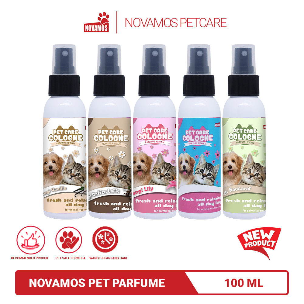 Novamos Pet Care Cologne - Parfum Hewan Peliharaan 100 Ml