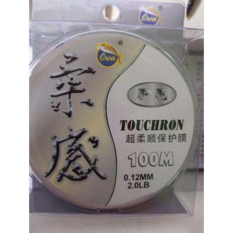 SENAR ORCA TOUCHRON 100M SENAR PANCING TERLARIS SENAR TOUCHRON