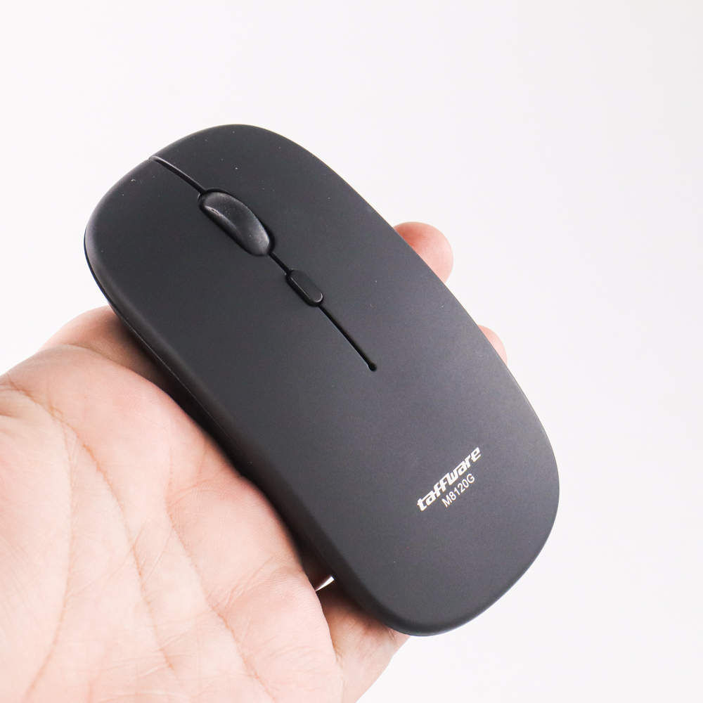 Taffware Silent Mouse Bluetooth 5.0 &amp; Wireless 2.4G Rechargeable - M8120G