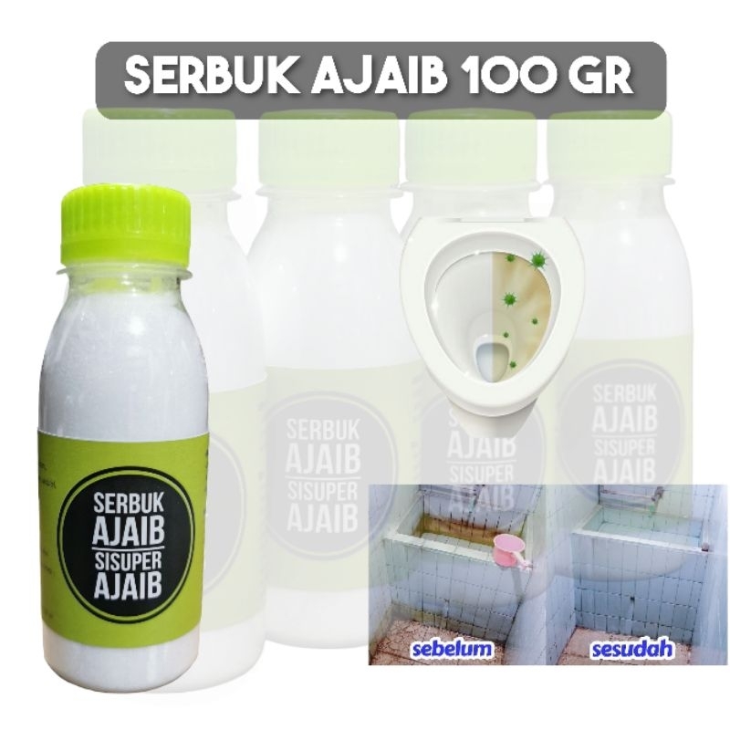 Serbuk Ajaib Pembersih Kerak Kamar Mandi 100 gr