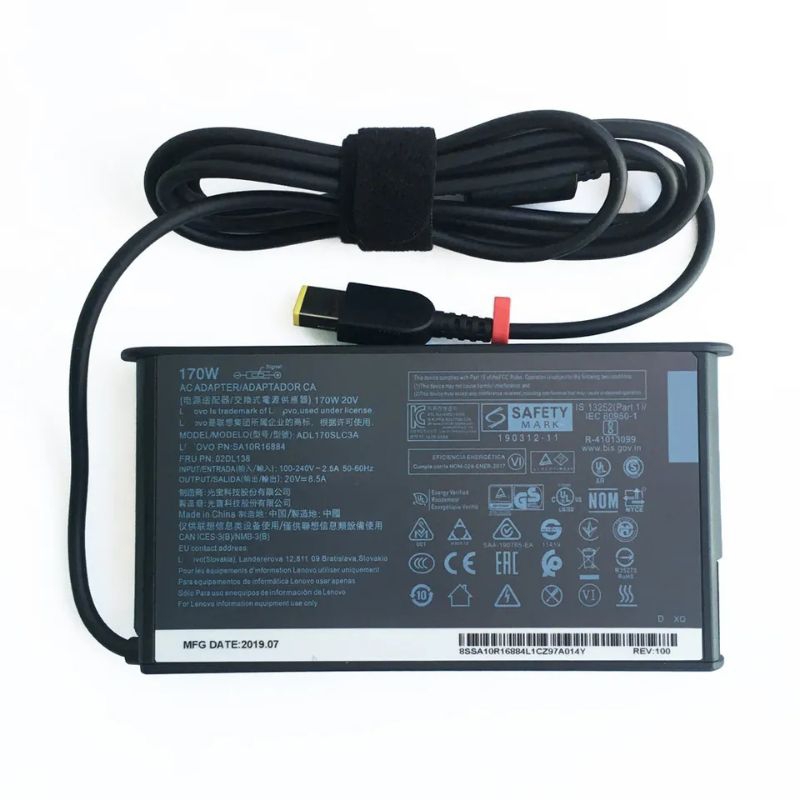 Charger Laptop Lenovo Legion 20v -8.5A 170W USB SLIM