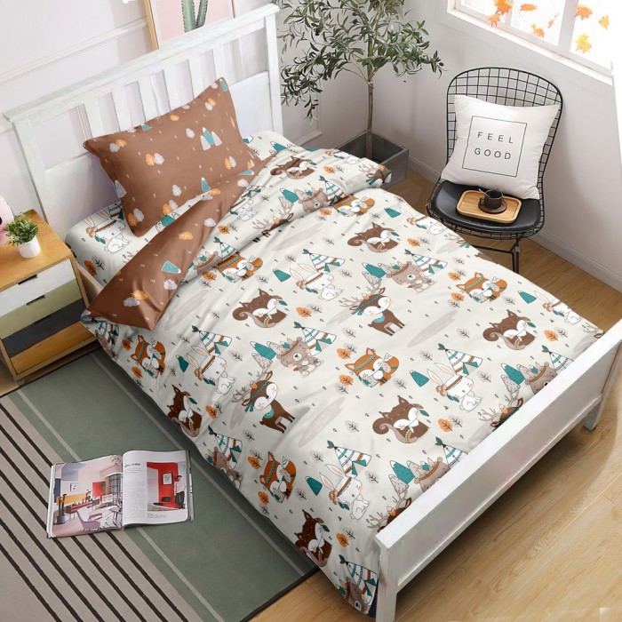 3in1 Sprei Lady Rose 3D King 180x200 160x200 120x200 100x200 90x200 Motif Median Animal Karakter Que