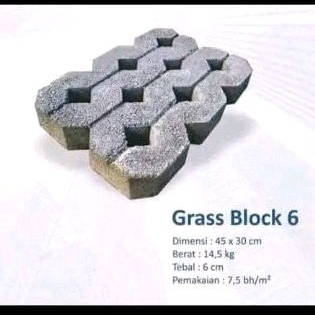 Grass Block lubang 8