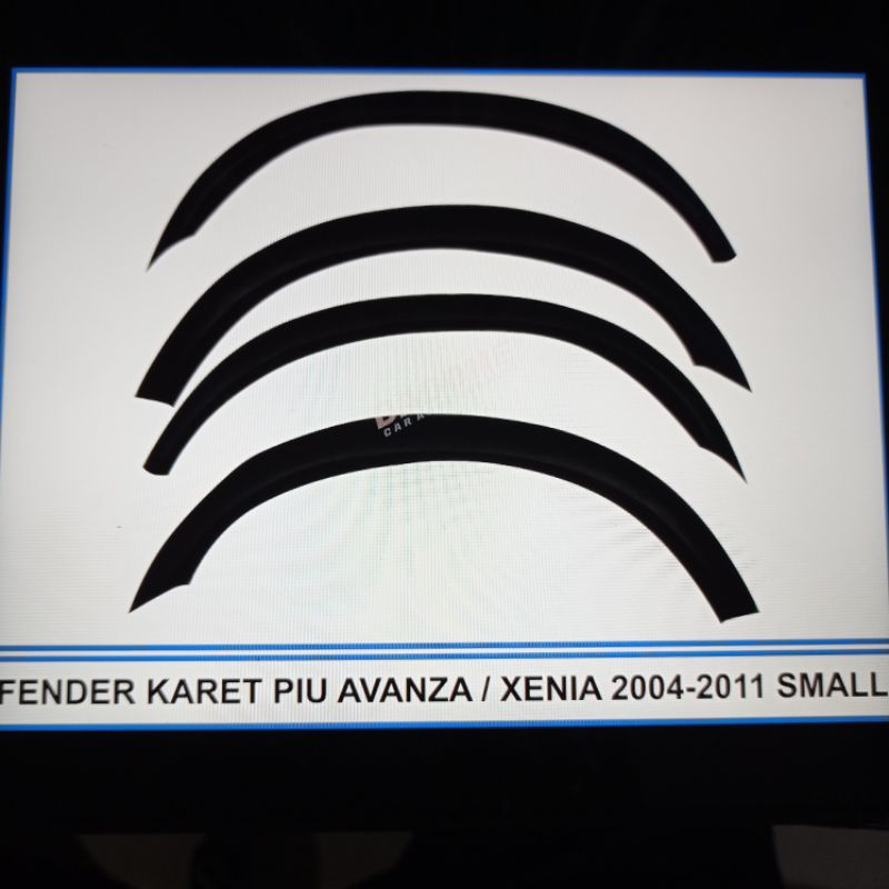 over fender lis spakbor karet roda mobil toyota avanza 2004 sampai 2011 hitam 2010 2009 2008 2007 2006 2005