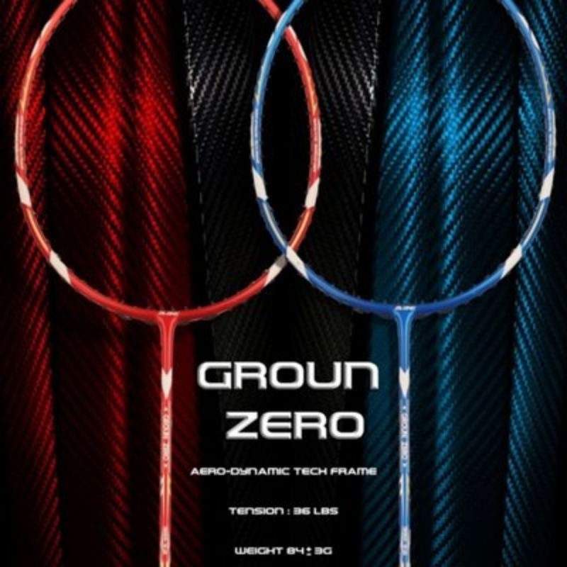 Raket Zilong Groun Zero, WaveNani 311, Xenocage Original (Free Tas Senar BG 66 Ultimax)( 36 lbs)