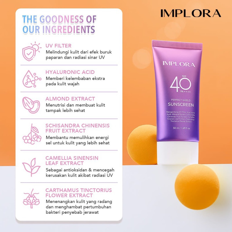 Implora Perfect Shield Sunscreen SPF 40